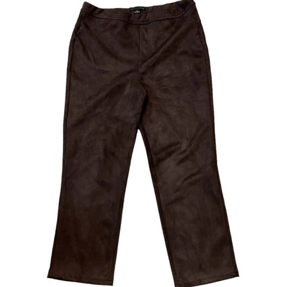 Sanctuary X Anthropologie Brown Faux Suede Pants/ Leggings, recycled fabric